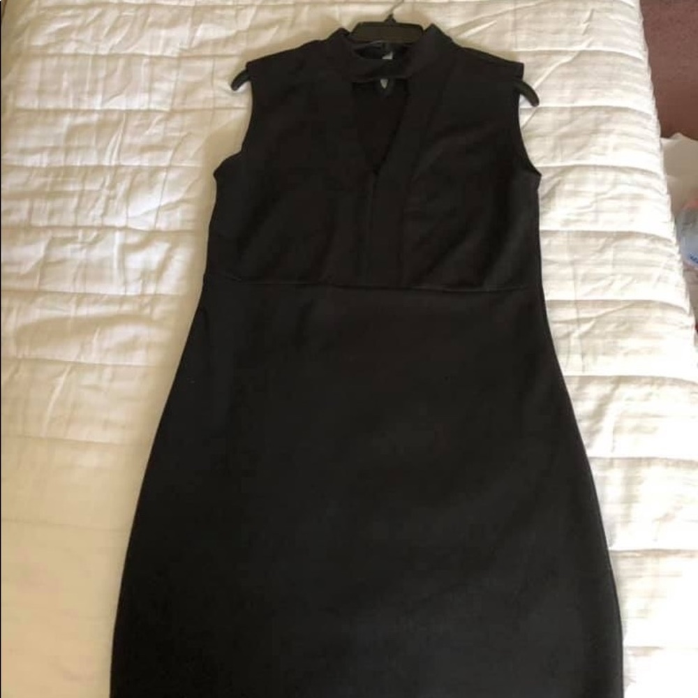 Black cocktail dress